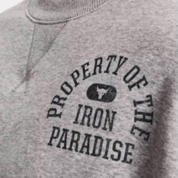 BRAND NEW women under armour dwayne rock iron paradise crew loose sweater size M - Picture 5 of 9